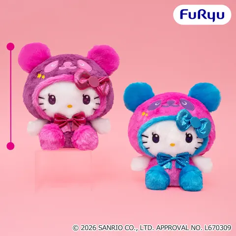 パンダ ハローキティ ビビッドパンダBIGぬいぐるみ