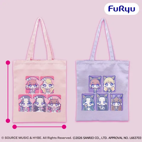 LE SSERAFIM × MY MELODY&KUROMI トートバッグ