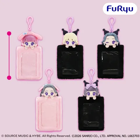 LE SSERAFIM × MY MELODY&KUROMI ぬいぐるみ付きパスケース