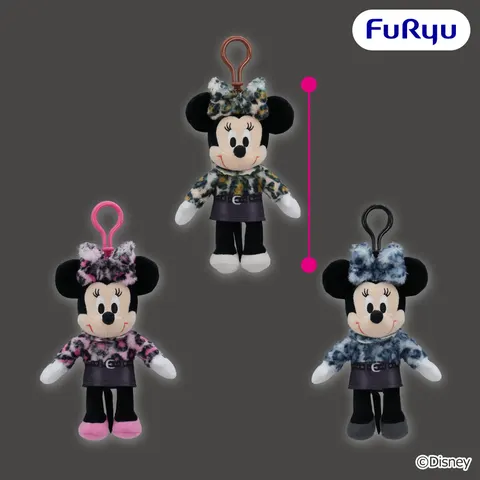 ミニーマウス ギャルっぽレオパード くりっぴぃぬいぐるみ
