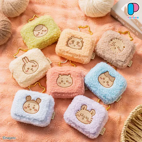 ちいかわ カラビナつきもこもこポーチ