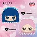 aespa 顔型ぬいぐるみ巾着~KARINA・GISELLE~