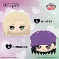 aespa 顔型ぬいぐるみ巾着~WINTER・NINGNING~