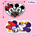 ミニーマウスのプライズの例: ミッキーマウス&ミニーマウス なかよし ダイカットタフトマット(フリュー公式画像)