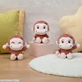 おさるのジョージのプライズの例: おさるのジョージ ぽってりぬいぐるみ もっちり(セガ公式画像)