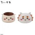 くりまんじゅうのプライズの例: ちいかわ プレミアムドームクッション‐くりまんじゅう&シーサー‐(セガ公式画像)