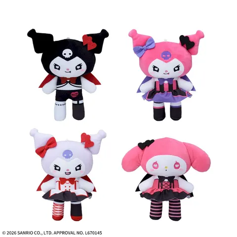 ゆるかわ サンリオキャラクターズ ぬいぐるみ‐クロミ・マイメロディ‐ Sparkling Celebrate あしながVer.