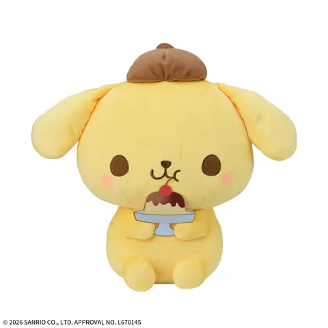ゆるかわ サンリオキャラクターズ Lぬいぐるみ‐ポムポムプリン‐ Sweet Snack Friends