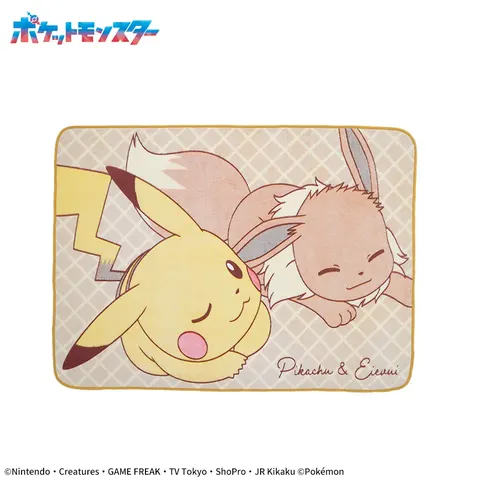ポケットモンスター プラチナムザッカfuwa&hugブランケット~ピカチュウ&イーブイ~Vol.2