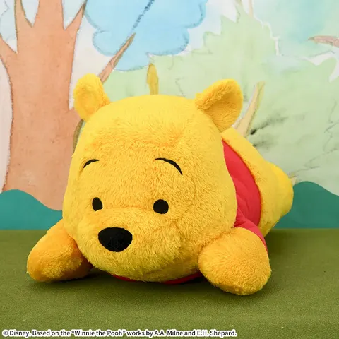 くまのプーさん 寝そべり LLぬいぐるみ