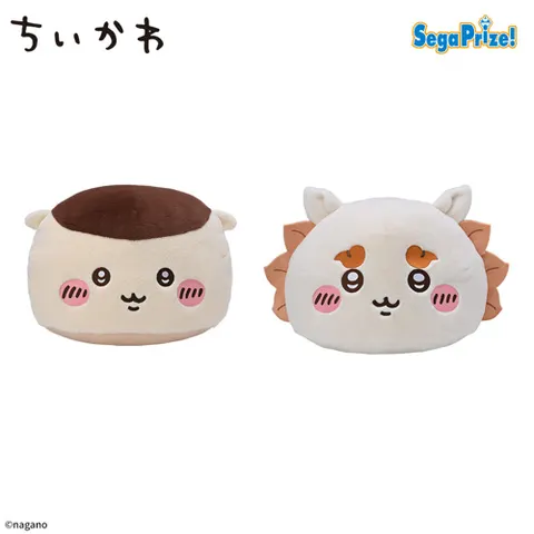 ちいかわ プレミアムドームクッション‐くりまんじゅう&シーサー‐
